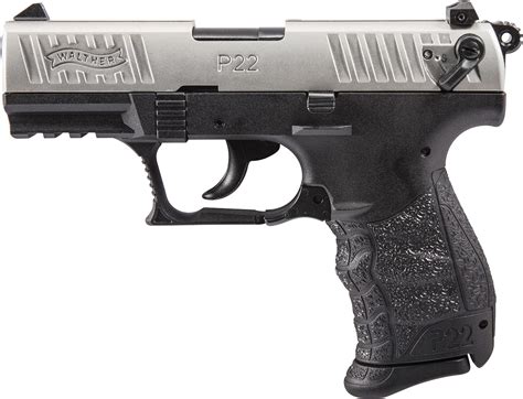 The P22 Q Nickel A Walther Tactical Rimfire Pistol