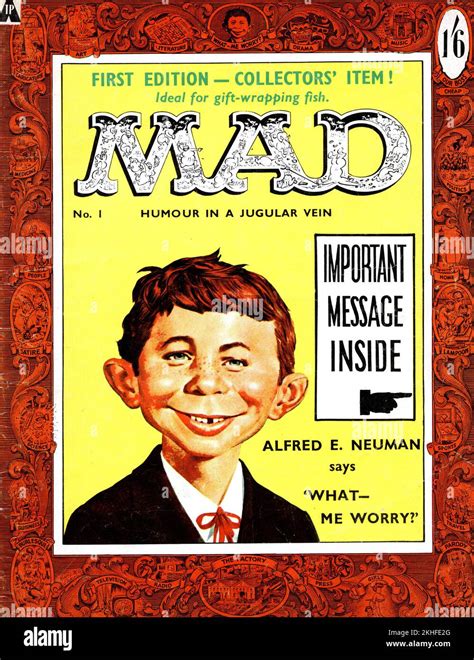 Mad Magazine First British Edition 1958 Stock Photo Alamy