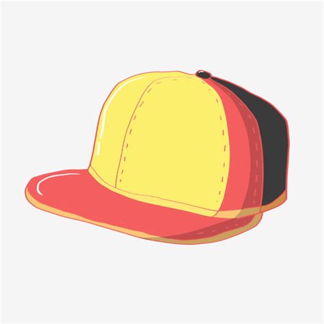قبعة مرسومة باليد قبعة الكرتون قبعة ملونة قبعة عادية رسم قبعة الصيف
