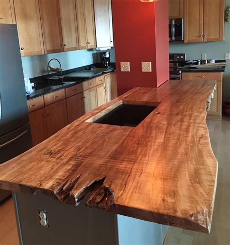 Pin By Arva On Live Edge Countertop Wood Countertops Live Edge