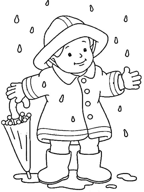 Rainy Day Coloring Pages Printable Shelter Fall Coloring Pages