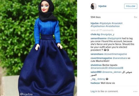 Pics Heres Instagrams Latest Fashion Icon Hijarbie The Hijab Wearing Barbie Catch News