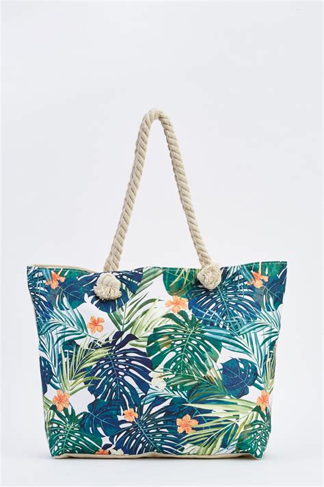 A literal bag, which you can store things in (like money or marijuana). Tropical Print Jute Beach Bag - Just $7