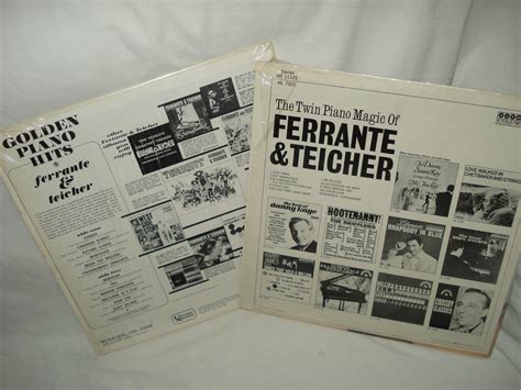 Ferrante And Teicher The Twin Piano Magic And Golden Piano Hits 2 Lp Records Ebay