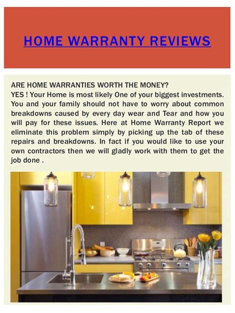 Home Warranty Reviews
