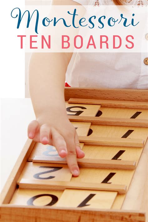 Learn How To Teach Using Montessori Ten Boards Montessori Math