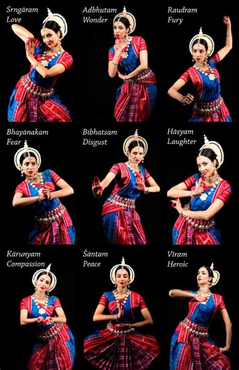 The Nava Rasa The Nine Emotions Of Indian Classical Dance By Odissi Dancer Aurotejas Hemsell