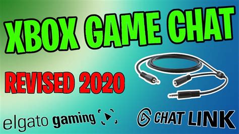 Revised 2020 How To Enable Game Chat For Xbox With The Elgato Chat Link