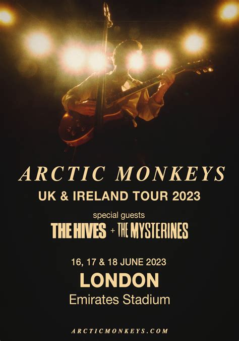 Arctic Monkeys London Emirates Stadium 2023 Tour Poster Prints4u