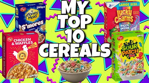 The Top 10 Breakfast Cereals 2019 Youtube