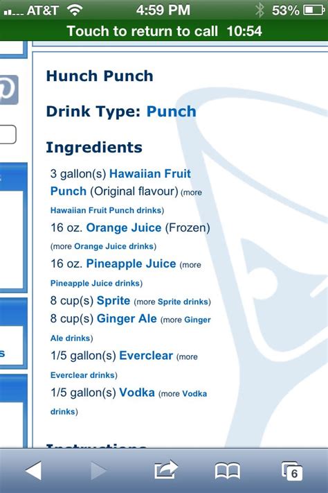 We did not find results for: Hunch Punch | Drinks | Pinterest | Punch and Parties