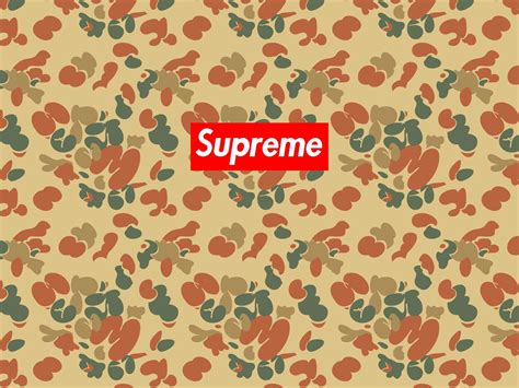 Camo supreme with black jeans and white shoes with my youtube logo as a head. Supreme Camo Wallpapers - Wallpaper Cave