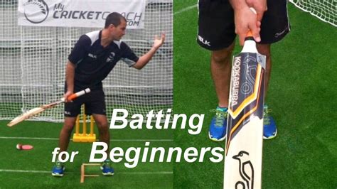 Batting for Beginners - Cricket Batting Tips - YouTube | Cricket