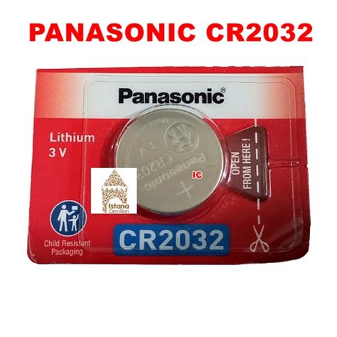 Jual Panasonic Baterai Jam Kancing CR2032 3V Baterry CR 2032 CR2025