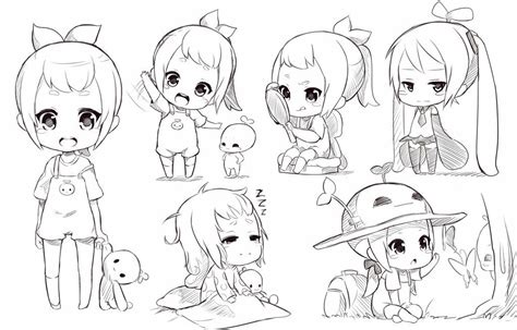 Learn How To Draw A Cute Chibi Manga Anime Girl From