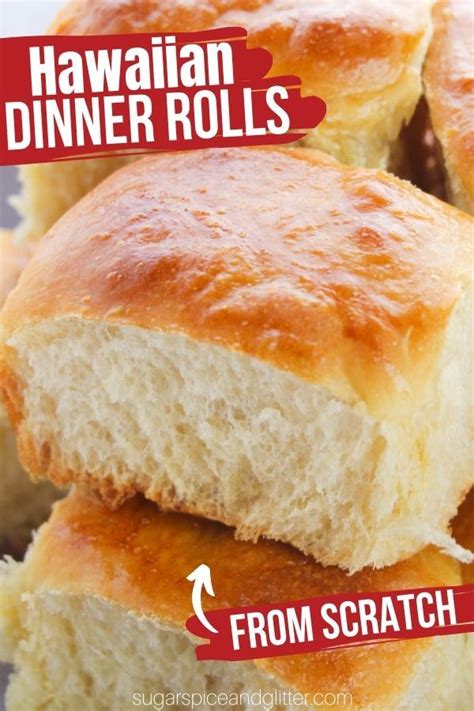 soft and fluffy hawaiian dinner rolls with that perfect sweet and