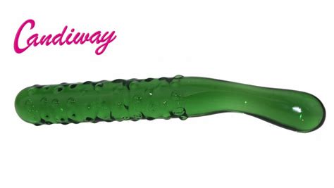 Woman Dildo Massager Cucumber G Spot Wand Glass Penis Anal Nightlife Stimulating Ebay