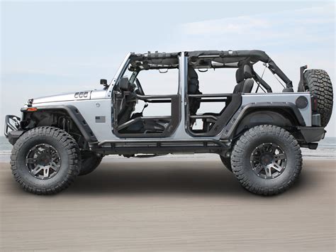 Body Armor 2 Steel Tube Doors For 07 18 Jeep Wrangler Jk And Jk Unlimit