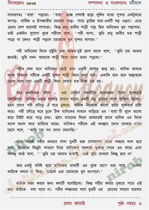 Choti Heaven প্রথম জামাইwritten By Nirob