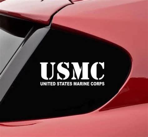 Usmc Marines Semper Fidelis Vinyl Decal Sticker United States 15cm In