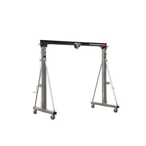 Gantry Crane From Harbor Freight Sawmill Lumber Ball Bearing Casters