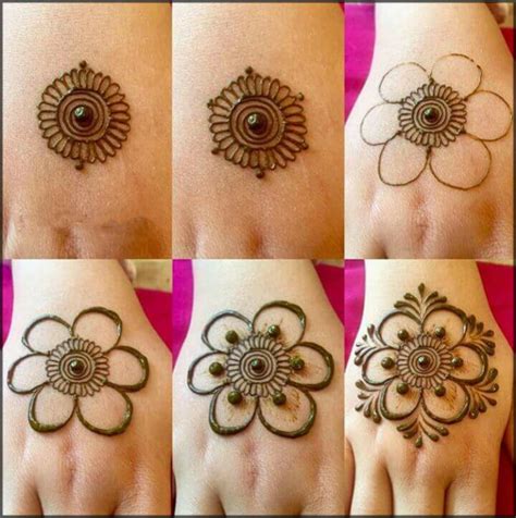 Easy Mehndi Designs For Beginners Step By Step