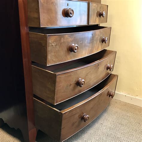 Victorian Mahogany Bow Front Chest Of Drawers Antique Chest Of Drawers Hemswell Antique Centres