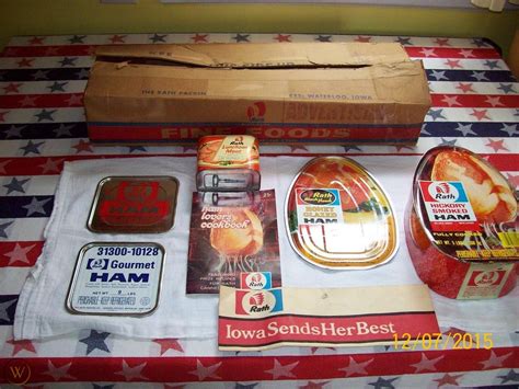Vintage Rath Packing Co Collectible Items Including Rare Luncheon Meat
