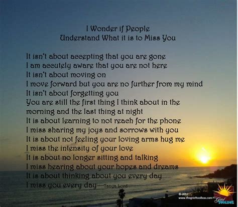 Missing You Grief Quotes Quotesgram