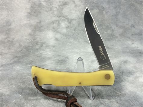 What Is A Boker Plus Yellow Sodbuster Pocket Knife 4 Blade Worth
