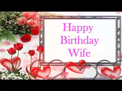 Happy marriage life is a great gift of god. Happy Birthday to My Wife | Birthday Wishes For Wife - YouTube