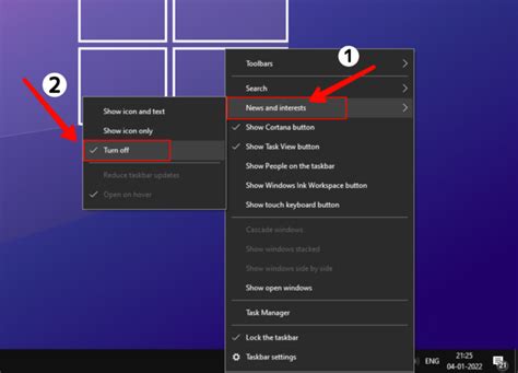 How To Remove News And Interests Feed From Taskbar In Window Mobmet