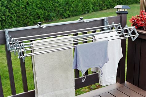 The Original Smartdryer Indooroutdoor Retractable Clothes Drying Rack