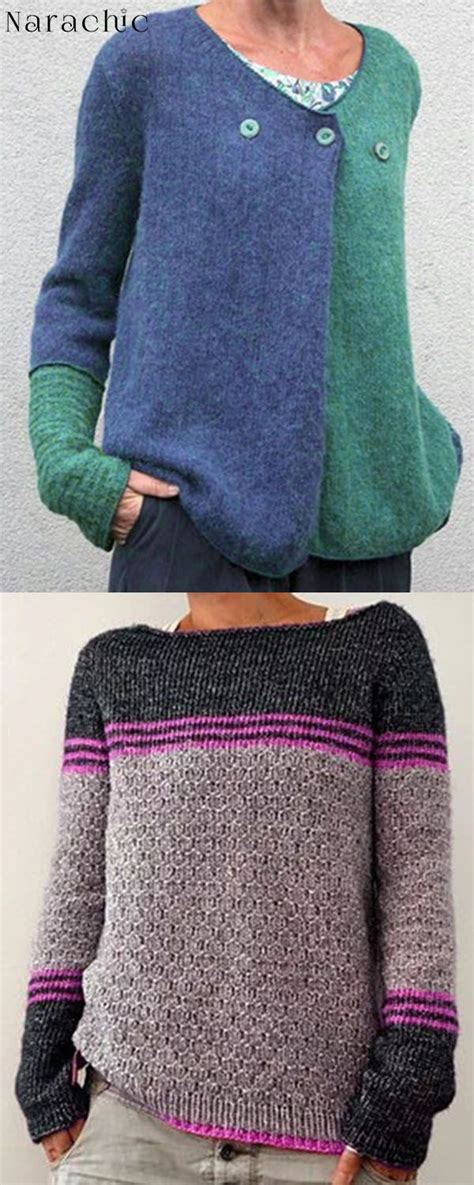 Color Block Sweater Knitting Pattern Warehouse Of Ideas