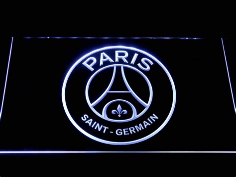 Paris saint germain logo in vector formats (.eps,.svg,.ai,.pdf). Paris Saint-Germain FC Crest LED Neon Sign | SafeSpecial