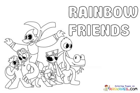 Desenhos De Rainbow Friends 2 Para Colorir