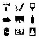Icon Paint Vector Icons Painter Artist Painting