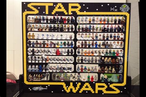Minifigure Display Case Frame Lego Star Wars Afol Minifigs Figures