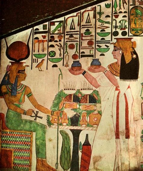 Ancient Egyptian Wall Paintings Tomb Of Queen Nefertari Hot Sex