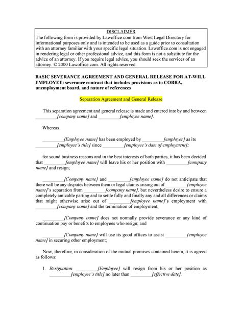 It records how a couple has agreed to settle you should get legal advice about how best to protect yourself if: Separation Agreement Template Ontario Canada Free Nc Pdf Common
