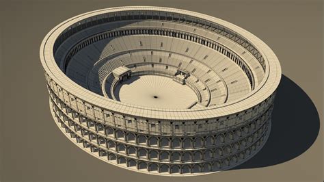 Roman Colosseum Reconstruction 3d Model Cgtrader