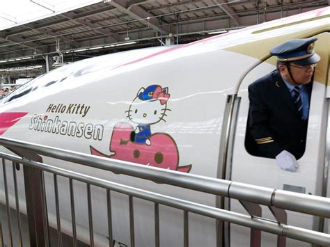 All Aboard The Hello Kitty Pink Bullet Train Debuts In Japan