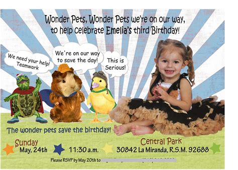 Wonder Pets Birthday Party Ideas Photo 17 Of 25 Catch My Party