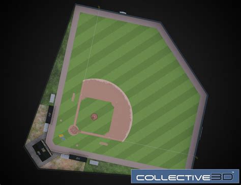 Collective3d Baseball Field | 3D Models and 3D Software by Daz 3D