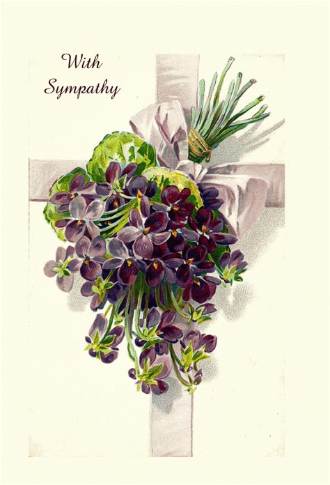 Sympathy Religious Cards Sy69 Pack Of 12 2 Designs