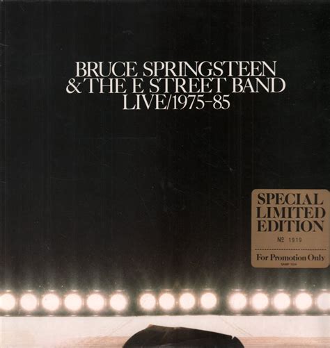 Album Live 1975 85 De Bruce Springsteen And The E Street Band Sur Cdandlp