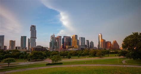 Vista De Austin Texas En El Skyline Del Centro De Estados Unidos