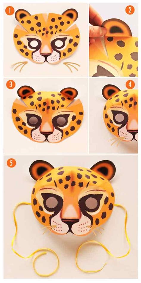 leopard mask   costume   learn