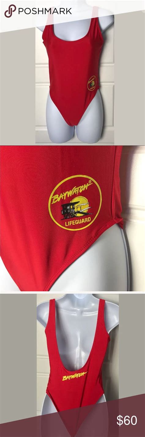 Zara Baywatch Lifeguard Swimsuit Bathing Suit Lifeguard Swimsuit