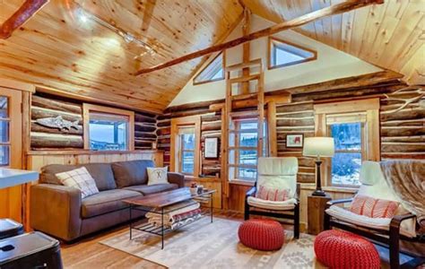 Romantic Log Cabin Pet Friendly Fireplace Breck Cabins For Rent In